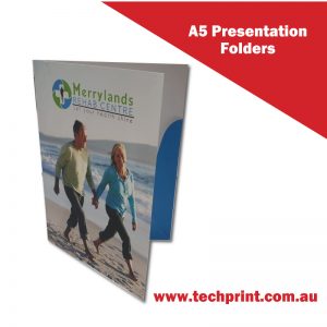 A5 Presentation Folder