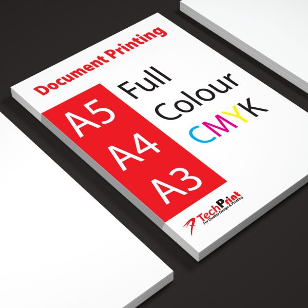 Full Colour CMYK Document Printing