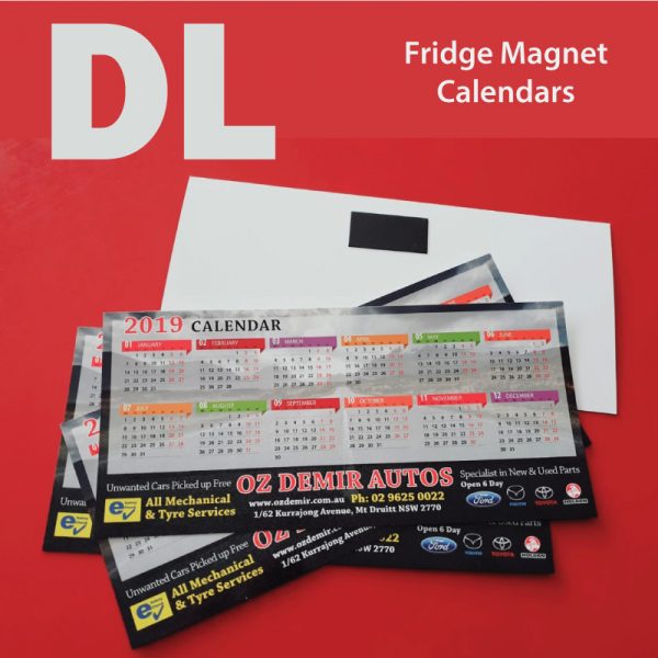 DL Fridge Magnet Calendars