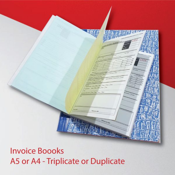 A5 Triplicate Invoice Books - Image 4