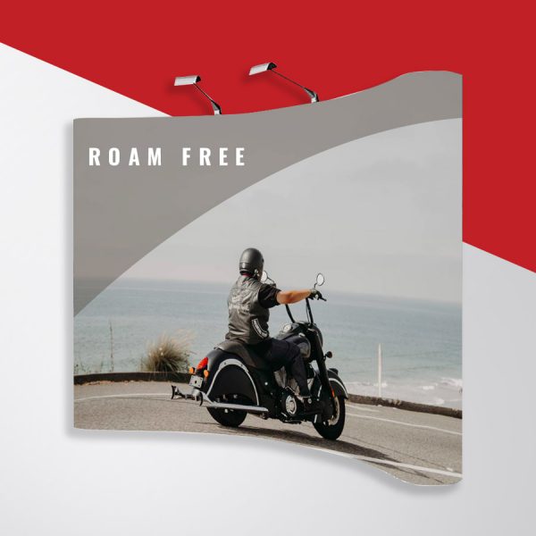 POP-UP Display Wall (8ft &10ft CURVE)